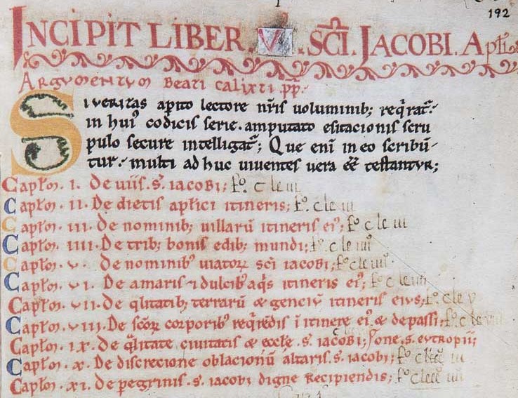 O profesor Anguita publica un artigo sobre a orixe lexendaria dos vascos no Codex Calixtinus