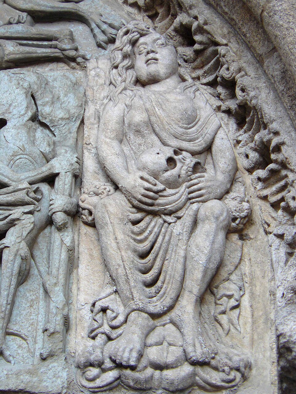 Adúltera castigada Pórtico de Platerías